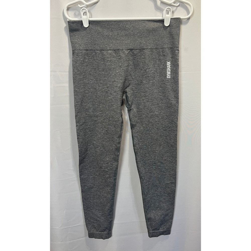 Gymshark Vital Seamless Leggings Charcoal Grey Marl High Waist Size L GLLG4114